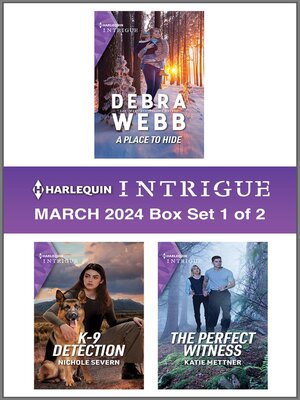 cover image of Harlequin Intrigue March 2024--Box Set 1 of 2